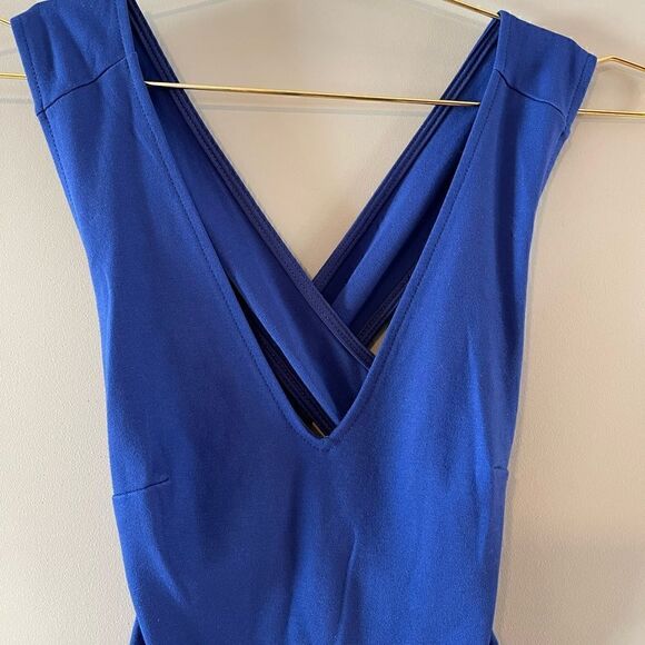 Lulus Going Steady Royal Blue Skater Dress SZ XS - Picture 5 of 13